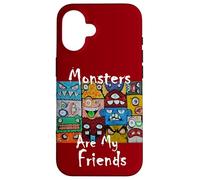 Silly Monsters Are My Friends Case for iPhone 16