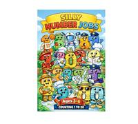 Silly Number Jobs Coloring Book !: Fun Number Characters for Kids Ages 3-6