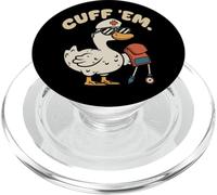 Silly Nurse Goose Cuff Em Funny ER ICU CNA Nursing Student PopSockets PopGrip for MagSafe