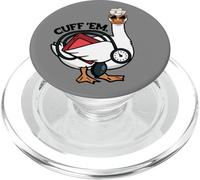 Silly Nurse Goose Cuff Em Funny ER ICU CNA Silliest Nursing PopSockets PopGrip for MagSafe