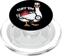 Silly Nurse Goose Cuff Em Funny ER ICU CNA Silliest Nursing PopSockets PopGrip for MagSafe