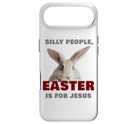 Silly People Easter is for JESUS: Cute Christian Faith Bunny Case for iPhone Air