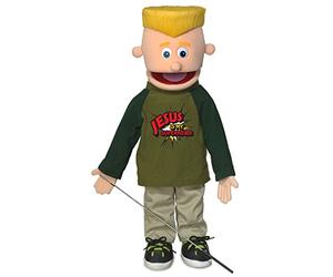 SiLLy puppets Superhero Puppet, 25 inches, Kid, Poly-fill Stuffed, Easy Mouth Movement, Removable Clothes, Ages 5 and up, Puppetry, Performance, Entertainment, Made in Mexico or Imported