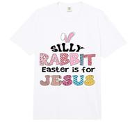 Silly Rabbit Easter is for Jesus Christ Happy Easter Comfort Colors Adult Heavyweight T-Shirt