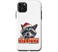 Silly Raccoon Santa Hat Christmas Animal Humor Case for iPhone 11 Pro Max