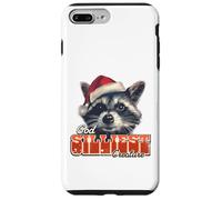Silly Raccoon Santa Hat Christmas Animal Humor Case for iPhone 7 Plus/8 Plus