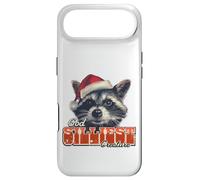 Silly Raccoon Santa Hat Christmas Animal Humor Case for iPhone Air
