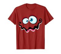Silly Red Monster Face - Fancy Dress Up for Kids & Adults T-Shirt