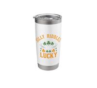 Silly Riddles are Lucky St Patricks Day Fun Stainless Steel Insulated Tumbler