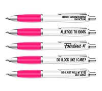 Silly Sentiments Roll My Eyes Out Loud Funny Pen Pack - Birthday Gift For Her - Funny Birthday present - Leaving - Funny Gifts For Friend