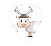 Silly Sheep Printed pick set - 12 pieces, thin, medium and thick guitar picks, suitable for guitar, bass, electric guitar and ukulele