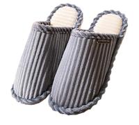 Silly Slippers Women,Corduroy Slippers For Women Indoor Cozy Warm Winter Slip On Comfort Footwear Ideal For Home Relaxation And Everyday Casual Use (Grey, 9-10)
