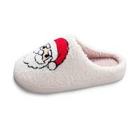 Silly Slippers Women,Product Category Women's Slippers | Product Title Couples Winter Christmas Printed Slippers for Home - Cozy Warm Indoor Footwear (White, 7.5)