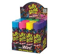 Silly String Spray Streamer (Assorted Colors) (Pack of 12)(3 Oz cans)