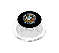 Silly Teacher Goose Vacation PopSockets PopGrip for MagSafe