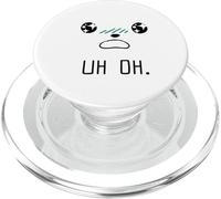 Silly Uh Oh Face Print PopSockets PopGrip for MagSafe