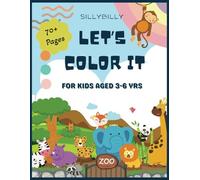 SILLYBILLY Let's Color it- Animals: Kids creative coloring & Activity Book | Animals coloring pages | Simple coloring, fun for kids aged 3-6 yrs