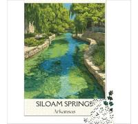 Siloam Springs Arkansas 1000 jigsaw puzzle | fun gift for dad to enjoy in his spare time at the weekend as a relaxing break from work and daily stress38x52cm