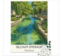 Siloam Springs Arkansas jigsaw 1000 pieces | meaningful gift for mum to enjoy a peaceful relaxing afternoon with a cup of tea and some quiet time38x26cm