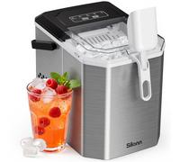 Silonn Portable Ice Maker Countertop Self Cleaning Ice Machine Produces 9 Ice