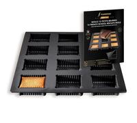 Silpat Flexipan 1 Original Non-Stick Baking Mold Handcrafted in France Since 1965 - Trusted by World-Class Chefs - Certified Food Safe Flexipan® Technology (12 French Cookie Mold)