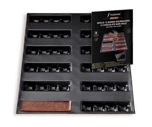 Silpat Flexipan 1 Original Non-Stick Baking Mold Handcrafted in France Since 1965 - Trusted by World-Class Chefs - Certified Food Safe Flexipan® Technology (12 Perfect Bars)