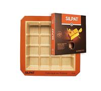 Silpat The Original Square Tablette Mold - 16 Portions