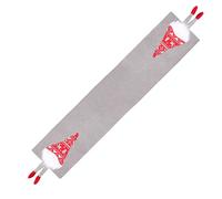 Silpio Table Runner Printed Light Grey | Printed pattern on cloth; light grey shade, 212 x 34 cm for festive or everyday use.