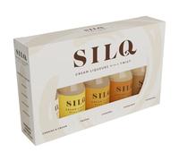SILQ Cream Shots 5x20ml - Liqueurs with a Twist | Mixed Vodka Shots | Cookies & Cream, Toffee, Caramel, Espresso, Hazelnut | Perfect for Cristmas/Stocking Filler/Gifts, Parties and Celebrations