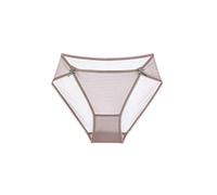 SilRiver Women's 100% Real Silk Bikini Panties High Cut Breathable, Pink L