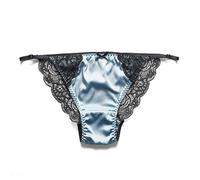 SilRiver Womens Silk String Bikini Satin Panties for Women Underwear Shiny Tanga Briefs