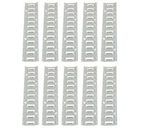 Silscvtt Silvery 10 Pack 2 Foot E Track Tie Down Rail Kit Replacement for Garages Van Trailers Motorcycle Tie Downs ATV Mountings