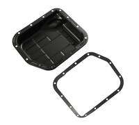 Silscvtt Transmission Oil Pan with Drain Plug and Gasket Replacement for B150 All Engine Transmission Code 42RE 1994 Replacement for 52118779AD