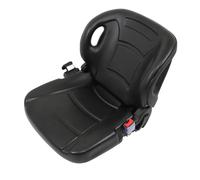 Silscvtt Universal Forklift Seat Replacement for Toyota Forklift Clark, Komatsu, Nissan, Yale, Hyster w/Curved Back w/Retractable Seat Belt Switch