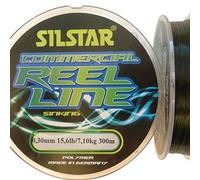 SILSTAR 300m Spools of COMMERCIAL SINKING Quality Polymer Fishing Line suitable for Coarse and Tournament (8 Strains from 4.2lb to 15.6lb) (300m of 8.1lb / 3.70kg to 0.20mm)