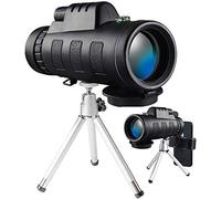 SilteD Binoculars Monocular Telescope, 40X60 High Powe Monocular with Smartphone Adapter