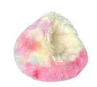 SilteD Cat Beds Cat Bed Pet Bed for Indoor Cats Large Cave Dog Bed Washable Non-Slip Cat Nest Pod Windproof Cat Nesting Bed,B-65CM