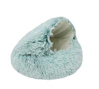 SilteD Cat Beds Cat Bed Pet Bed for Indoor Cats Large Cave Dog Bed Washable Non-Slip Cat Nest Pod Windproof Cat Nesting Bed,M-50CM