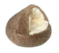 SilteD Cat Beds Cat Bed Pet Bed for Indoor Cats Large Cave Dog Bed Washable Non-Slip Cat Nest Pod Windproof Cat Nesting Bed,V-80CM