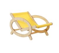 SilteD Cat Hammock Bed Cat Lounge Chair 15kg Load 4 Levels Adjustment Cat Rocking Chair Modern for Kitty Rabbit Indoor Cats Puppy,A