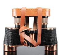 SilteD Compact Outdoor Sports Folding Compact Binoculars 6X24 Retro for Adults for.Mini Metal Telessope Low-Light Night Vision Concert Opera Rice Binoculars/Copper