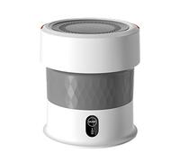 SilteD Convenient Folding Washing Machine Household Mini Dryer Panties Clothes Small Socks (Color : Gray)