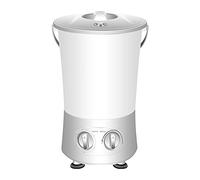 SilteD Electric Clothes Washing Machine Portable Mini Underwear Panties Clothes Washer with 2 Bucket