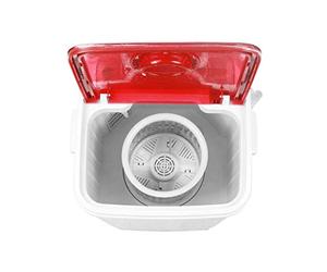 SilteD Electric Portable Mini Household Compact Washing Machine Multifunctional Home Barrel Type Washer Spinner