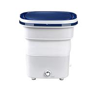 SilteD Folding Washing Machine Portable Dehydration Integrated Small Household Dormitory Underwear Washing Socks
