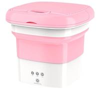 SilteD Folding Washing Machine Small Dormitory Household Portable Underwear Panties Mini Socks Washing Machine