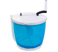 SilteD Mini Portable Manual Hand-Cranking Washing Machine Wash Socks Picnic Vegetables Dehydration (Color : Blue)