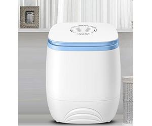 SilteD Mini Semi-automatic Electric Children Clothes Washing Dewatering Machine Portable Single Bucket (Color : B)