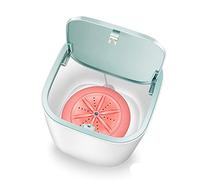 SilteD Mini Washing Machine Automatic Household Dehydrated Mini Tube3-5Kg Wash Dry Underwear Care (Color : Pink)