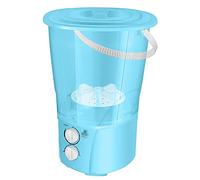 SilteD Mini Washing Machine Socks Artifact Bucket Household Underwear Washing Machine Split Convenient Baby Clothes (Color : Blue)